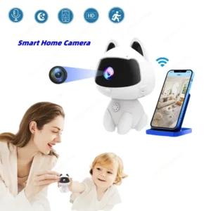 Indoor WiFi Camera – 360° Smart Home Security Monitor