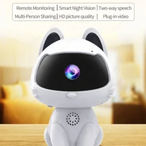 Indoor WiFi Camera – 360° Smart Home Security Monitor