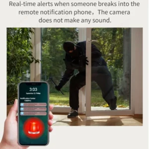 Indoor WiFi Camera – 360° Smart Home Security Monitor