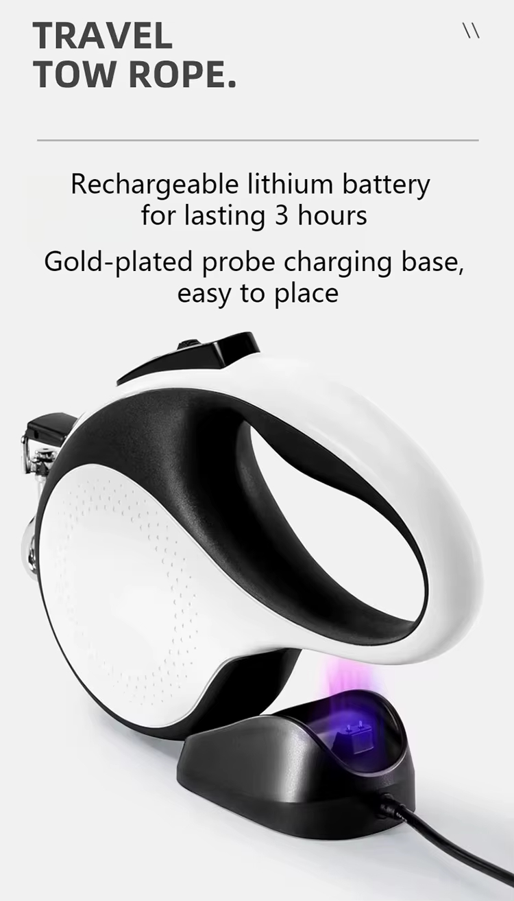 Dog Leash, LED Light Dog Leash, Ergonomic Dog Leash, High-Strength Dog Leash, Anti-Bite Dog Leash, USB Rechargeable Dog Leash, Dog Outdoor Supplies, Pet Supplies
