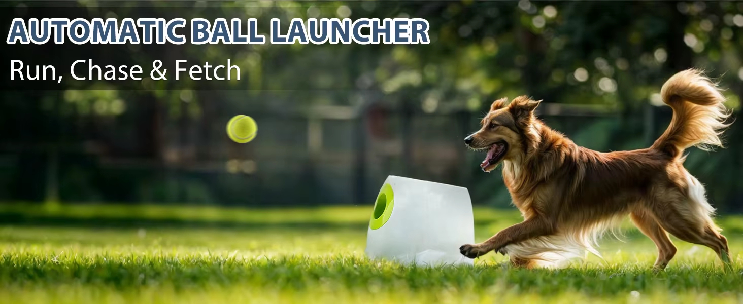 Dog Training Ball Launcher, Adjustable Distance Dog Toy, Fully Automatic Dog Toy, Pet Ball Launcher, Dog Training Equipment, Dog Outdoor Toy, Interactive Dog Toy, Pet Health Toy