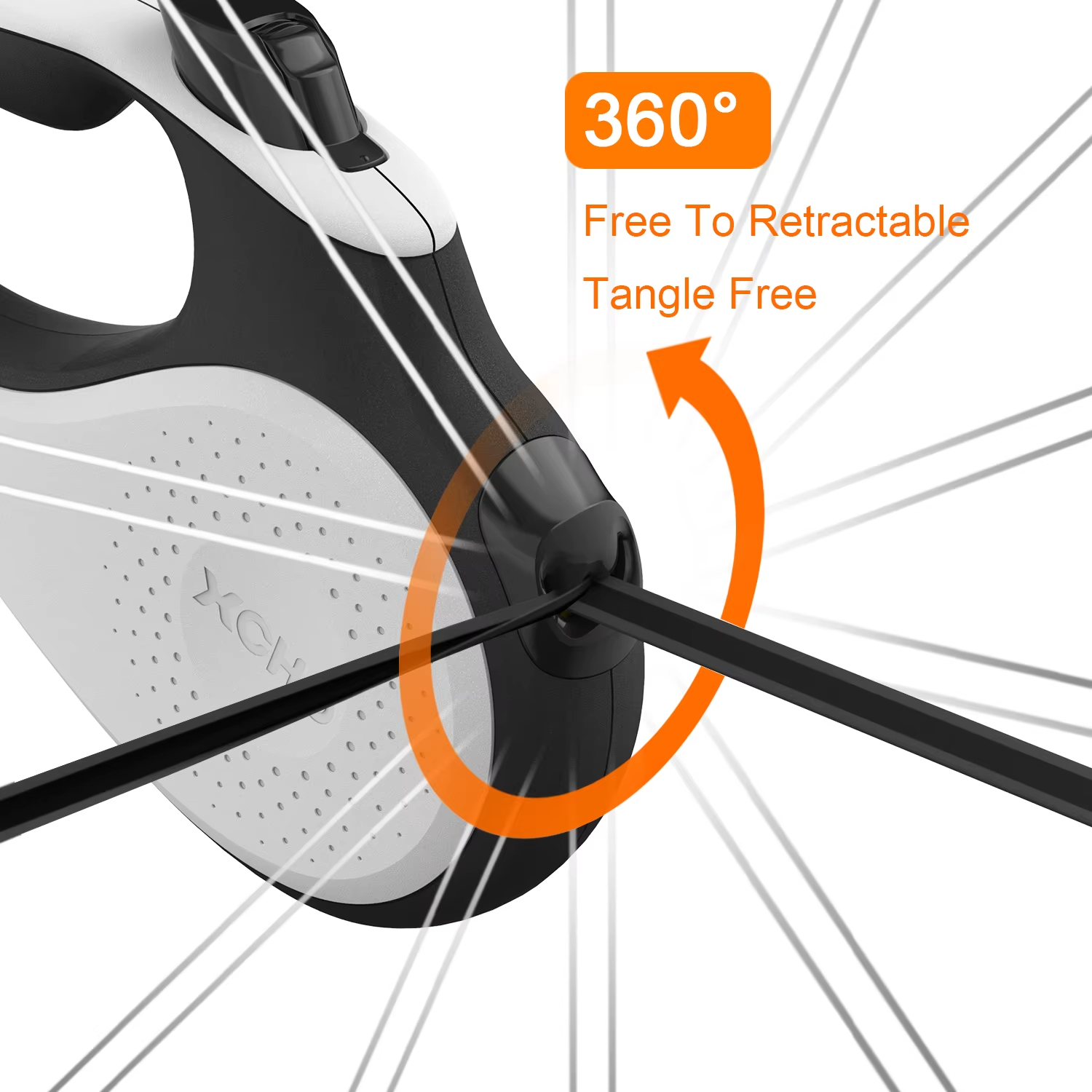 Dog Training Leash, D-LOCK Dog Leash, Tangle-Free Dog Leash, Ergonomic Dog Leash, Nylon Dog Leash, Heavy-Duty Dog Leash, Pet Leash, IP67 Waterproof Dog Leash