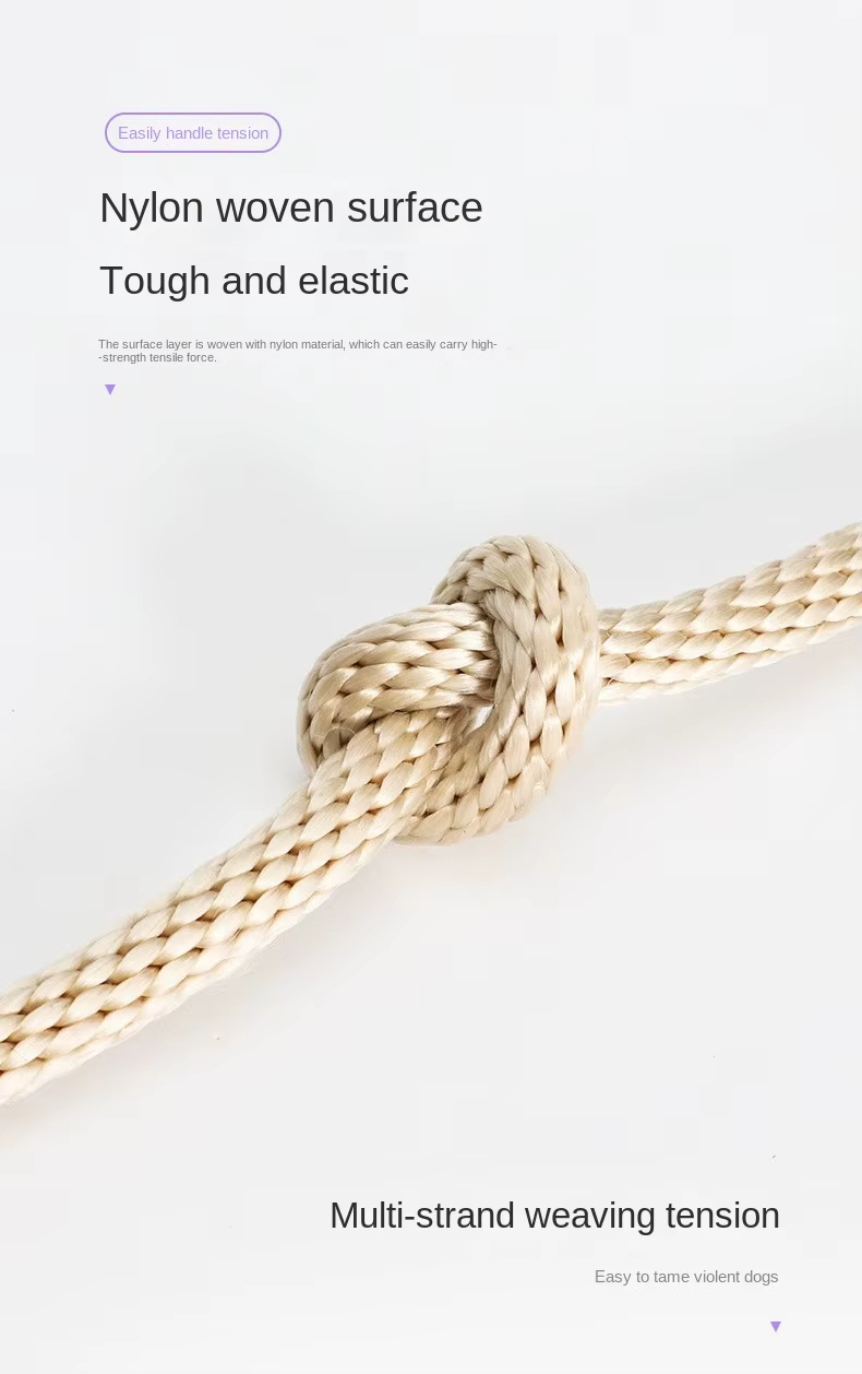 Dog Leash, Super Elastic Dog Leash, Leather Dog Leash, Braided Rope Dog Leash, High-Strength Dog Leash, Custom Dog Leash, Dog Training Leash, Luxury Pet Supplies
