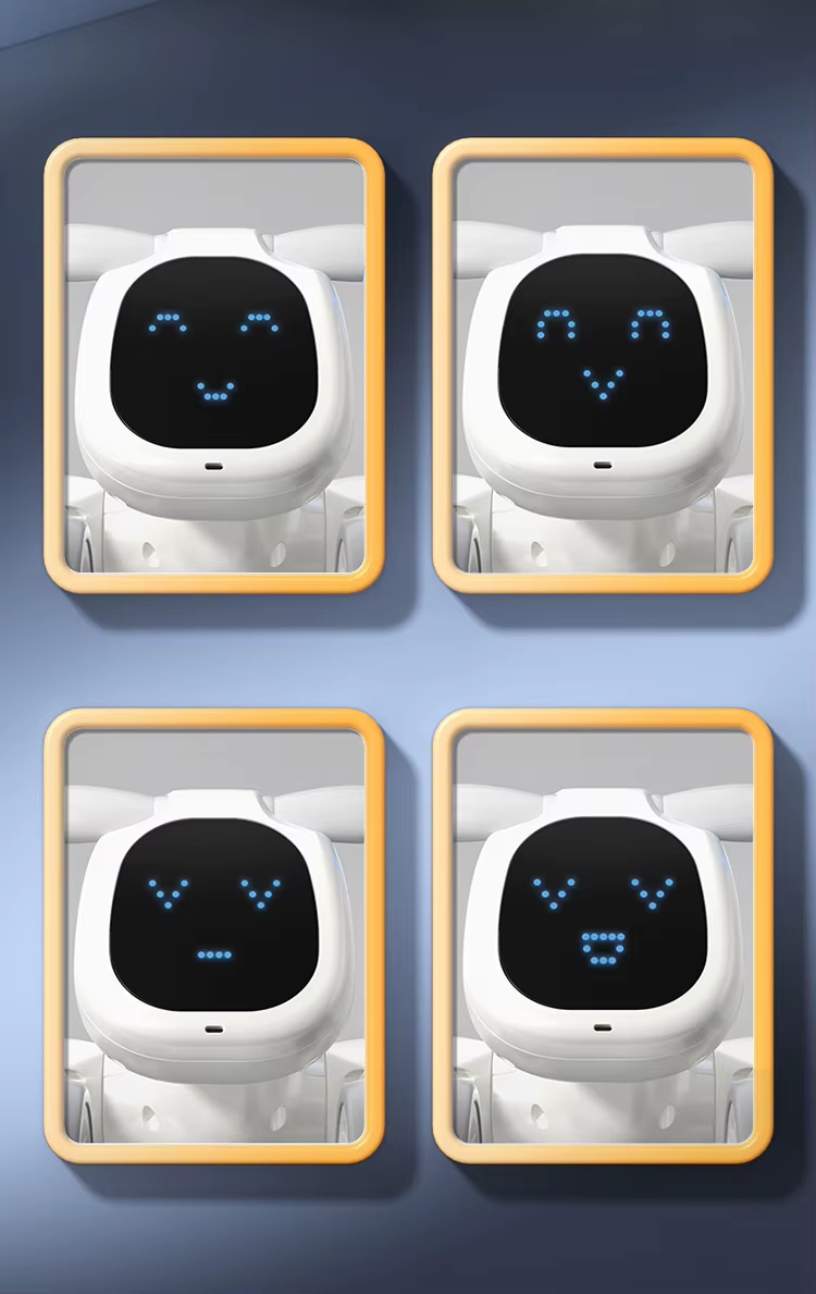 Smart Pet Robot, Programmable Toy Dog, Voice Controlled Toy, Pet Interactive Toy, USB Rechargeable Toy, Kids Robot Toy, Toy with Face Expressions, Remote Control Robot Dog