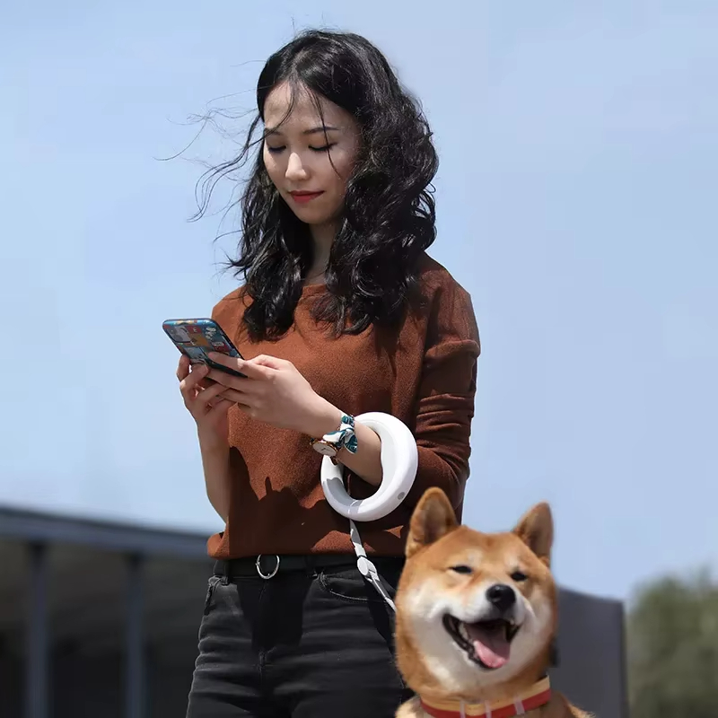 LED Luminous Dog Leash, Moestar V 2.0 Dog Leash, Night Safety Dog Leash, Super Elastic Leash, Ring Handle Dog Leash, Dog Leash, Tangle-Free Dog Leash, Pet Leash, Dog Training Leash, Automatic Retractable Leash