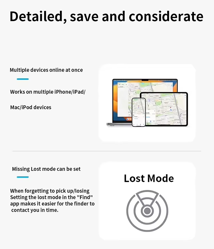 Pet Anti-Loss Tracker, Smart Pet Locator, Mini GPS Tracker, Apple Find My Tracker, Dog GPS Tracker, Cat GPS Tracker, IPX5 Waterproof Tracker, Real-Time Tracker, Cloud Storage Locator