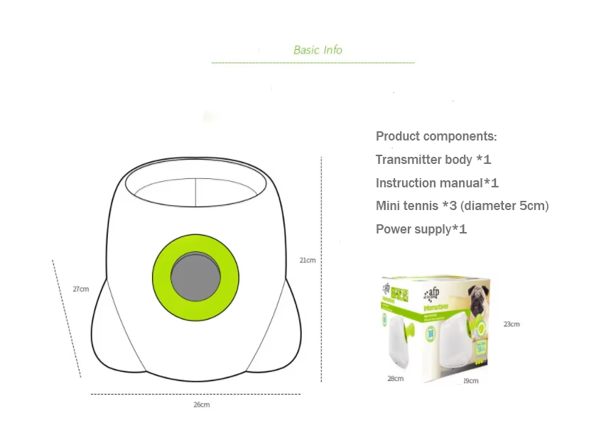 Dog Training Ball Launcher, Adjustable Distance Dog Toy, Fully Automatic Dog Toy, Pet Ball Launcher, Dog Training Equipment, Dog Outdoor Toy, Interactive Dog Toy, Pet Health Toy