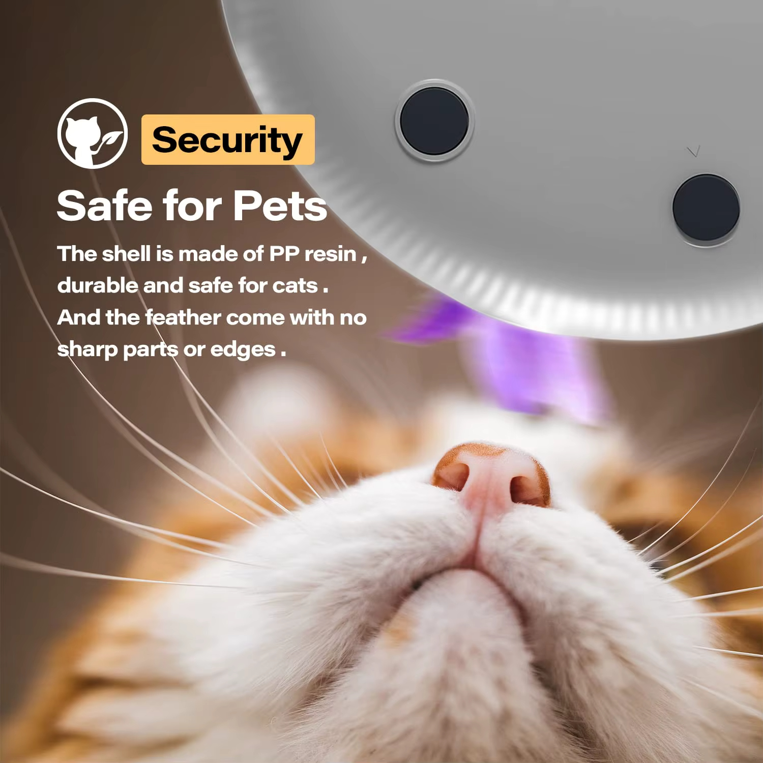 Cat Laser Turntable Toy, 4-in-1 Cat Toy, Multi-functional Cat Toy, USB Rechargeable Cat Toy, Laser Cat Teaser, Ball Track Toy, Safe Cat Toy