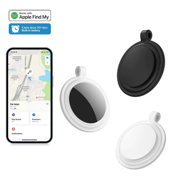 Pet Anti-Loss Tracker, Smart Pet Locator, Mini GPS Tracker, Apple Find My Tracker, Dog GPS Tracker, Cat GPS Tracker, IPX5 Waterproof Tracker, Real-Time Tracker, Cloud Storage Locator
