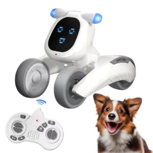 Smart Pet Robot, Programmable Toy Dog, Voice Controlled Toy, Pet Interactive Toy, USB Rechargeable Toy, Kids Robot Toy, Toy with Face Expressions, Remote Control Robot Dog