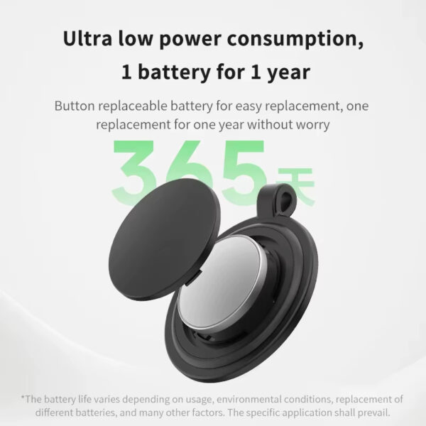 Pet Anti-Loss Tracker, Smart Pet Locator, Mini GPS Tracker, Apple Find My Tracker, Dog GPS Tracker, Cat GPS Tracker, IPX5 Waterproof Tracker, Real-Time Tracker, Cloud Storage Locator