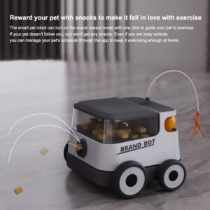 Smart Pet Robot Toy: Programming, Voice Control, LED Face Expressions, USB Rechargeable