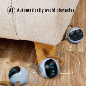 Smart Interactive Cat Ball Toy: USB Rechargeable, Automatic Standby, Unpredictable Movement