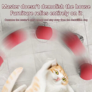 Smart Interactive Cat Toy: Fully Automatic, Rechargeable, Multi-Mode, Type-C Interface, Food-Grade Silicone, Bite-Resistant
